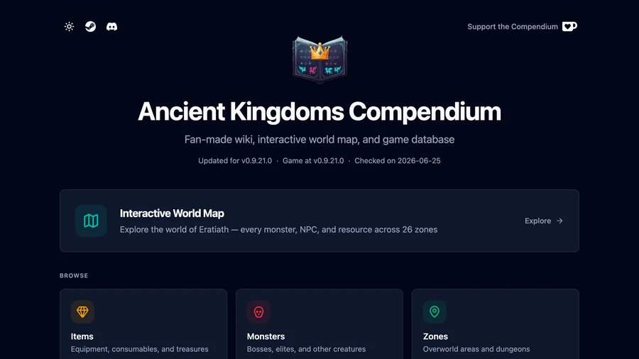 Ancient Kingdoms Compendium screenshot