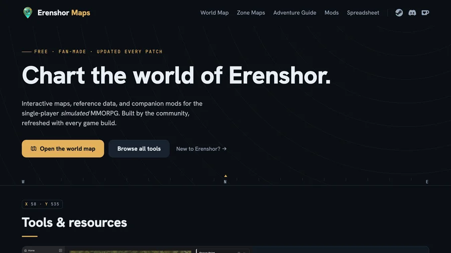 Erenshor Community Tools screenshot