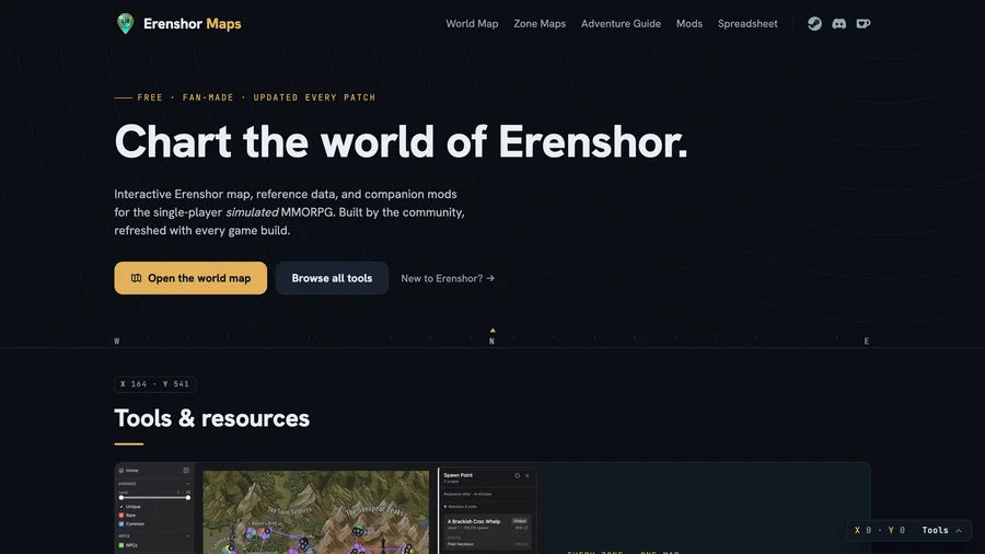 Erenshor Community Tools screenshot
