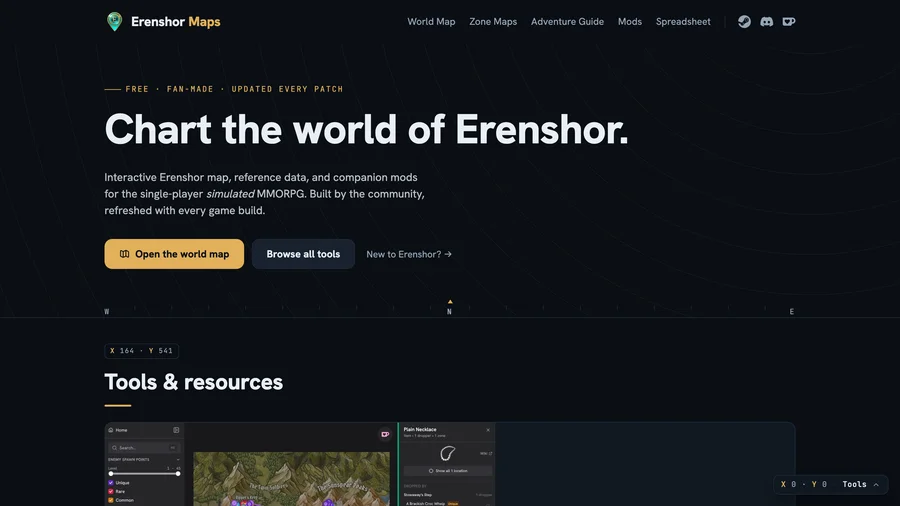Erenshor Community Tools screenshot